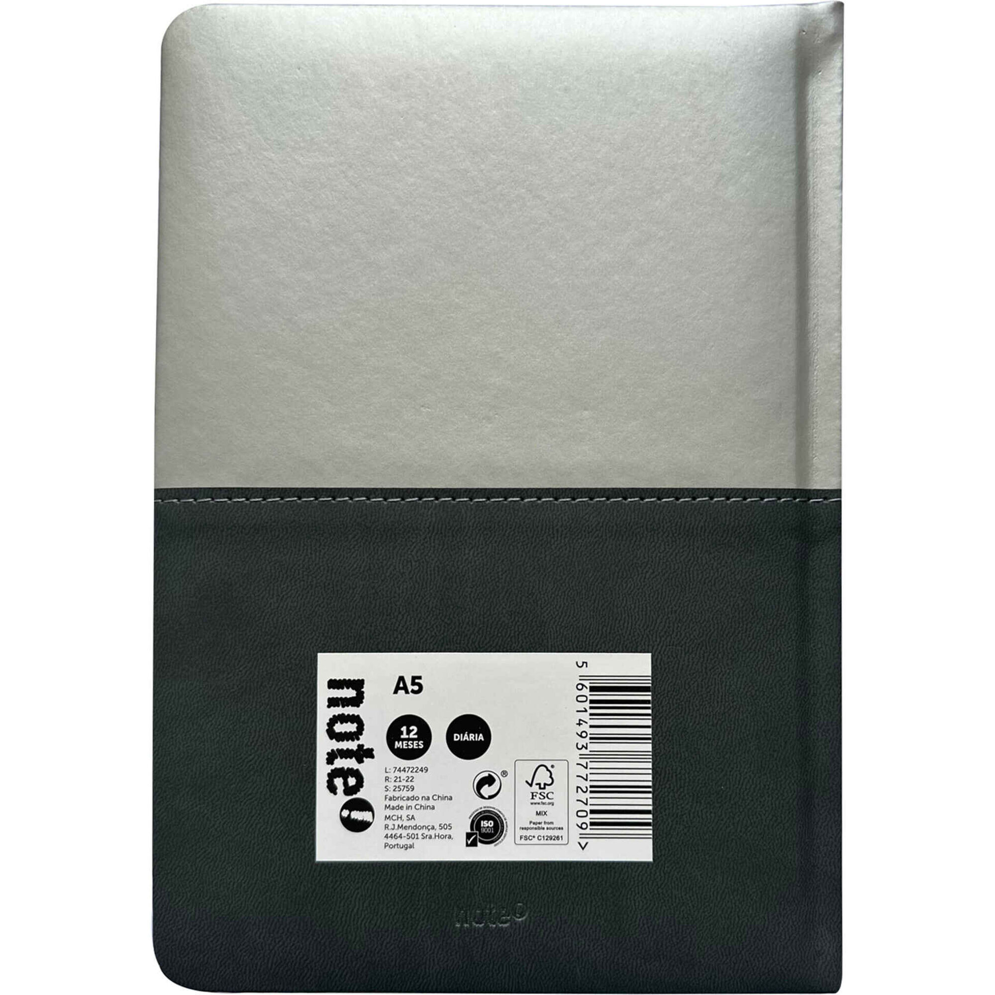 Agenda A5 2026 12 Meses (várias cores)