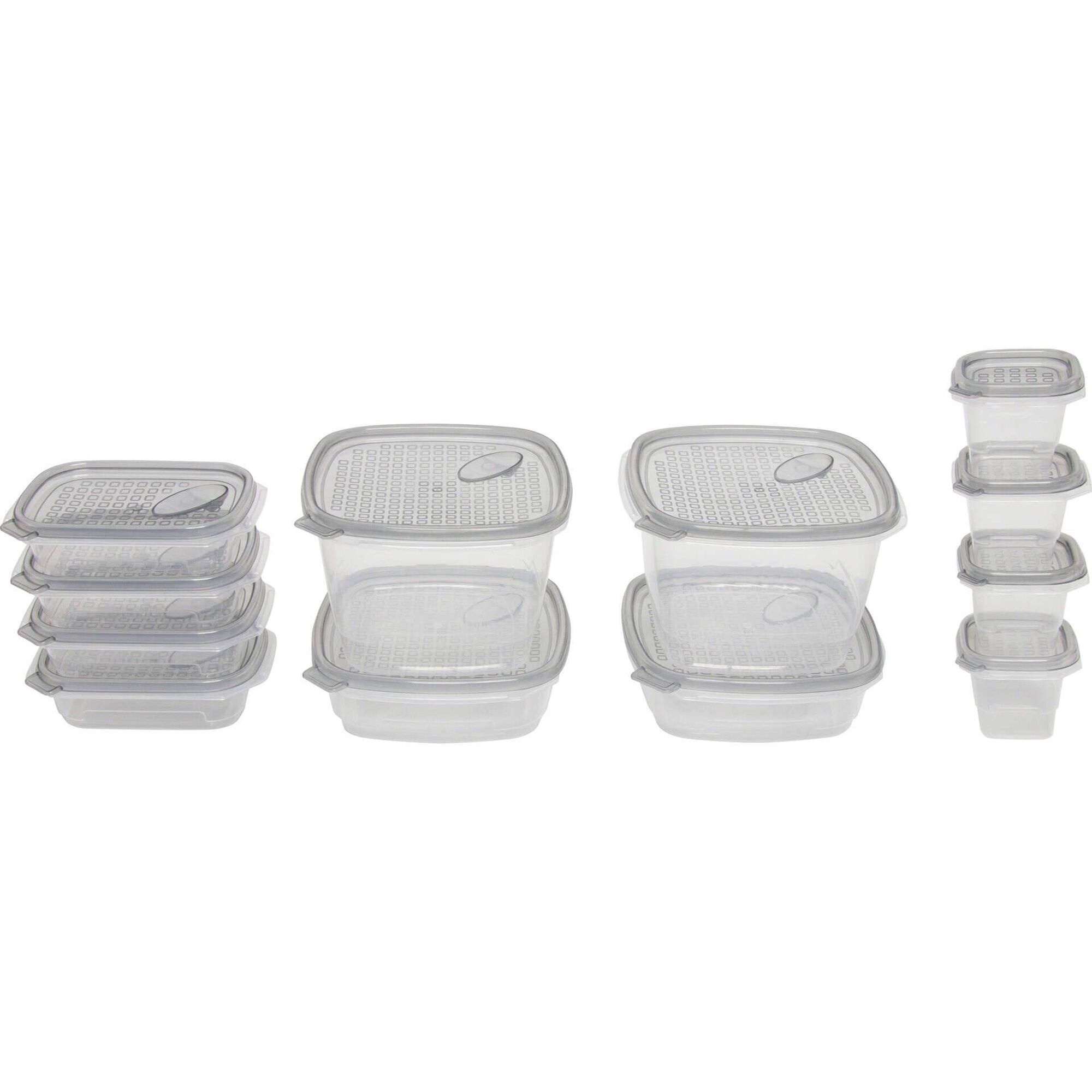 Conjunto de 12 Caixas Herm&eacute;tica Click and Fresh Kasa