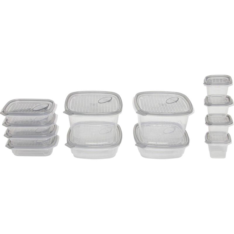 Conjunto de 12 Caixas Hermética Click and Fresh Kasa