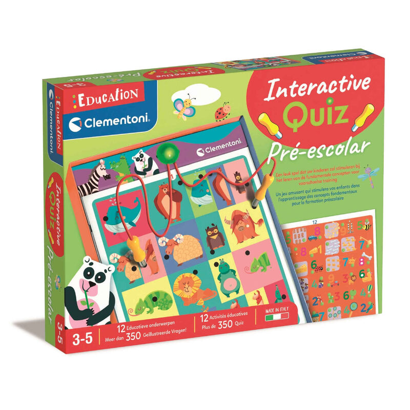 Clementoni - Jogo Quiz Interativo Pré-escolar
