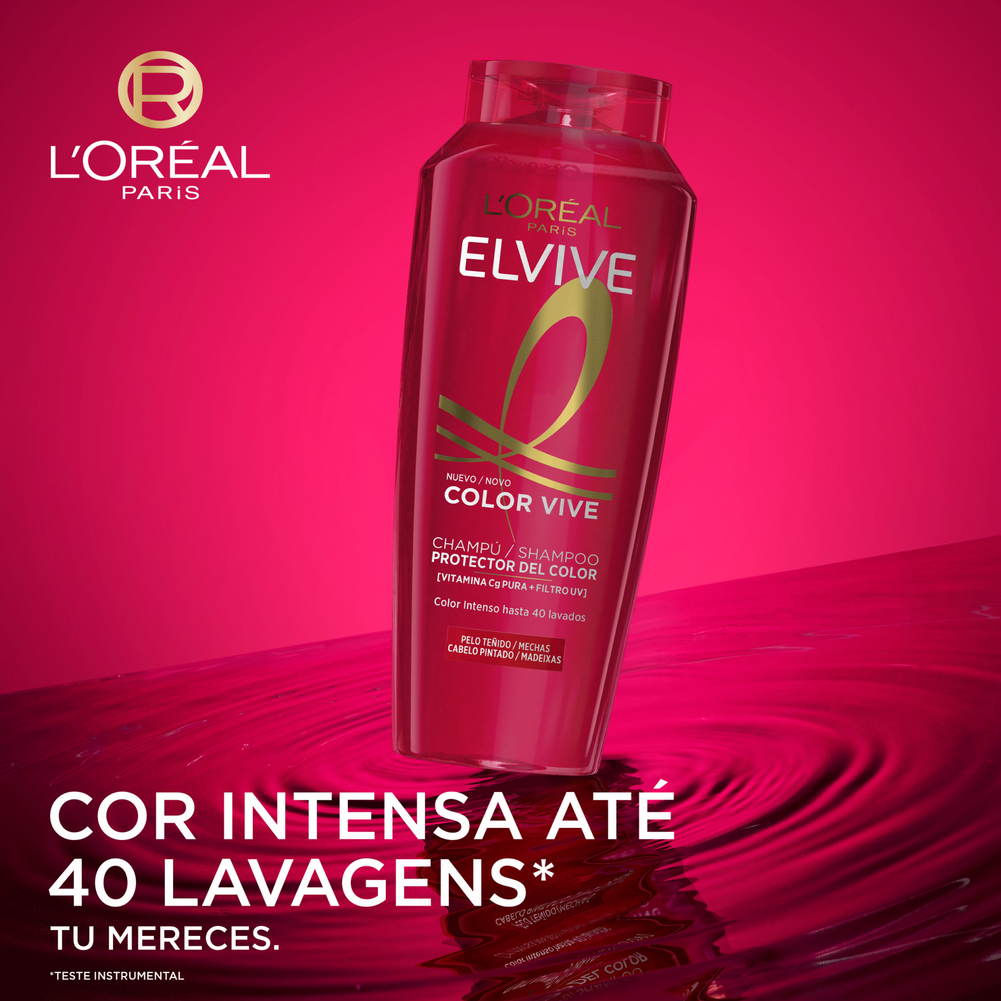 Champ&ocirc; Color Vive L'Or&eacute;al Paris Elvive