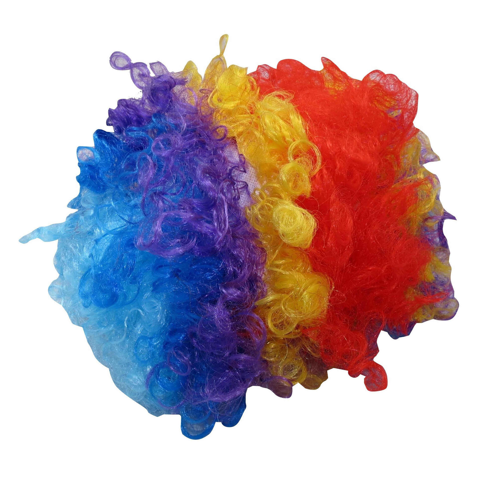 Peruca Palha&ccedil;o Colorida Adulto