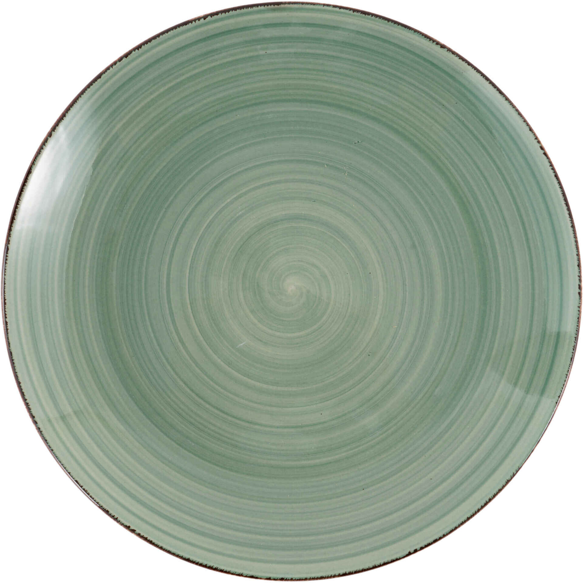 Prato Sobremesa Handpainted Verde Arouca