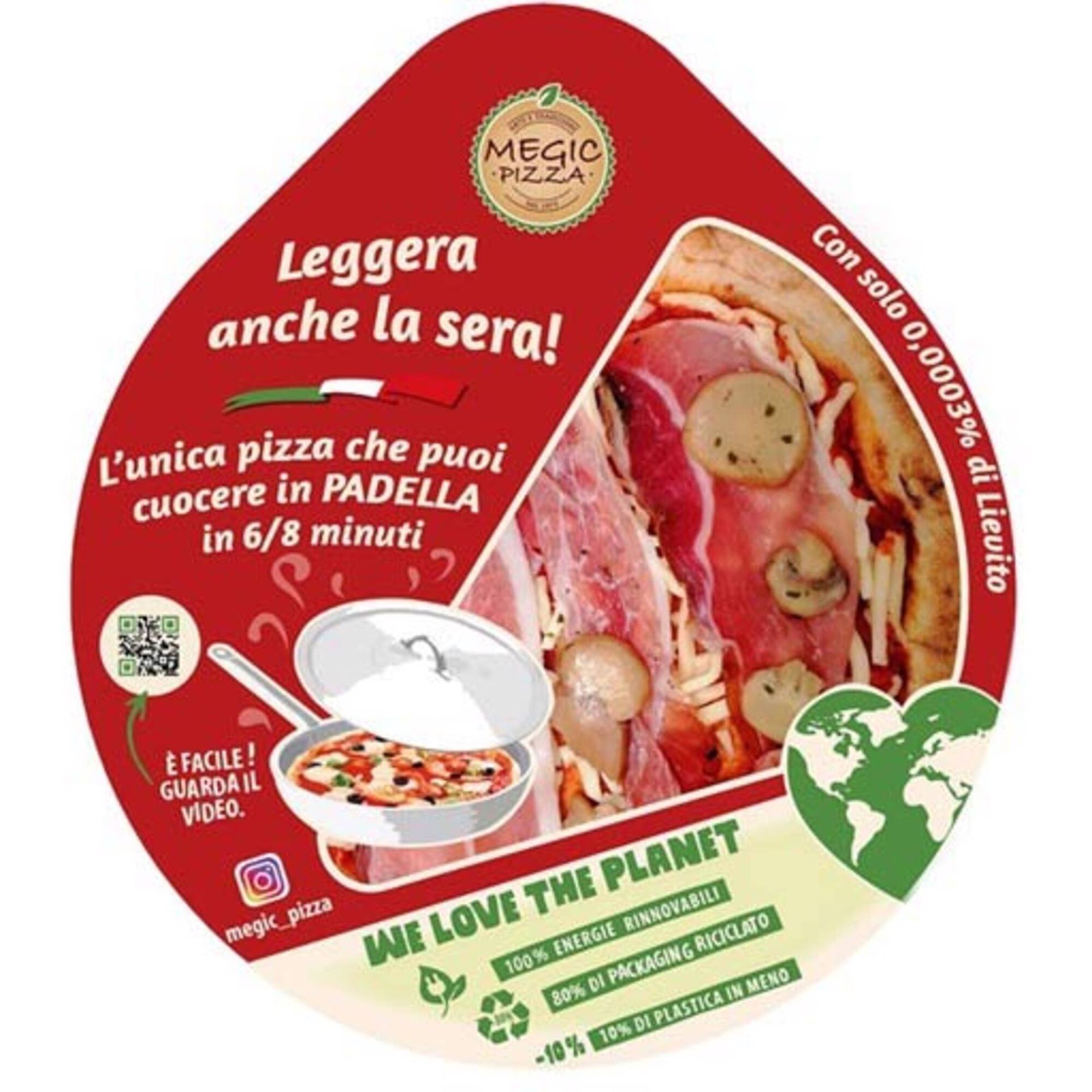 Pizza Fresca de Presunto e Cogumelos Pizza Fresca de Presunto e Cogumelos