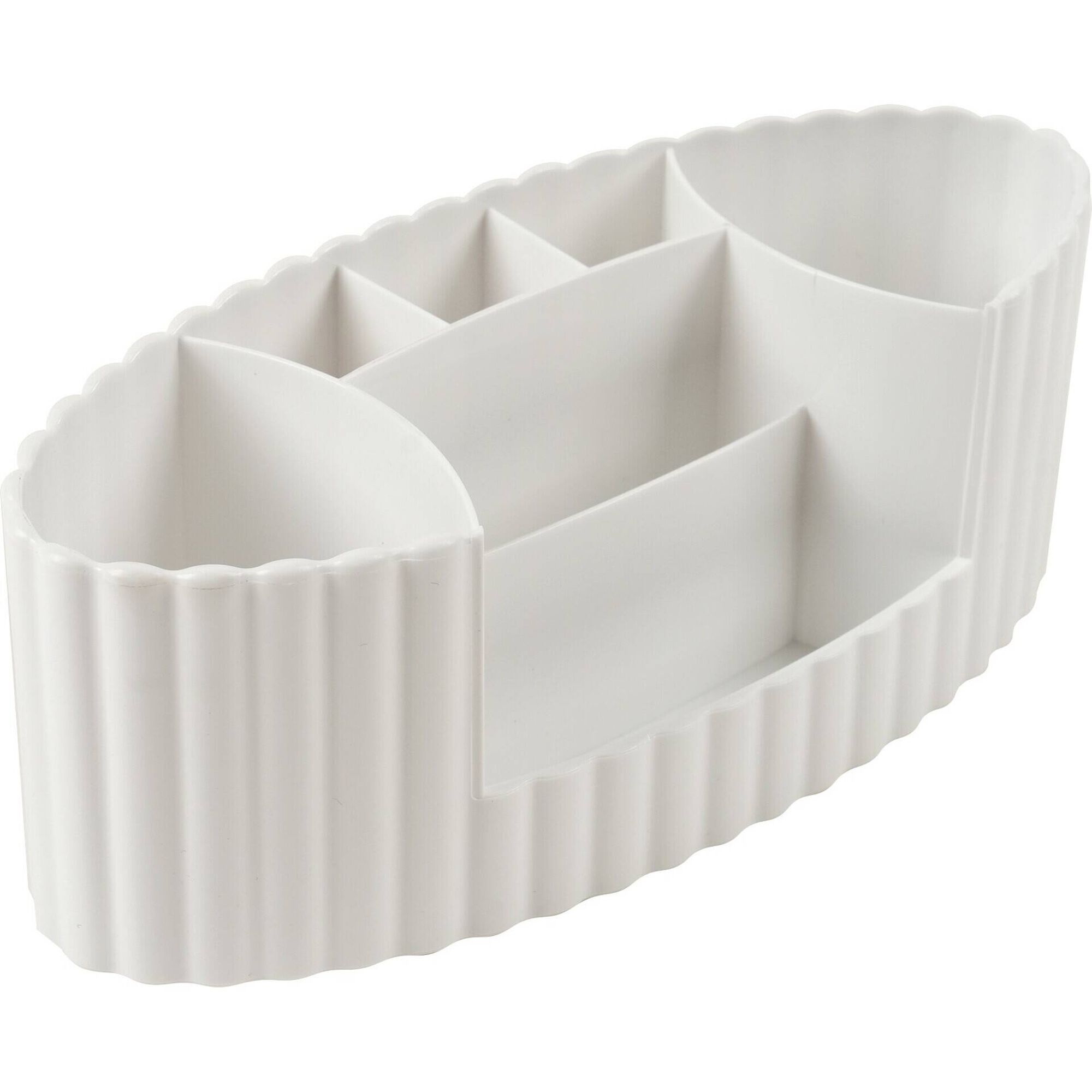 Organizador Circular WC Branco Rustic Country Kasa