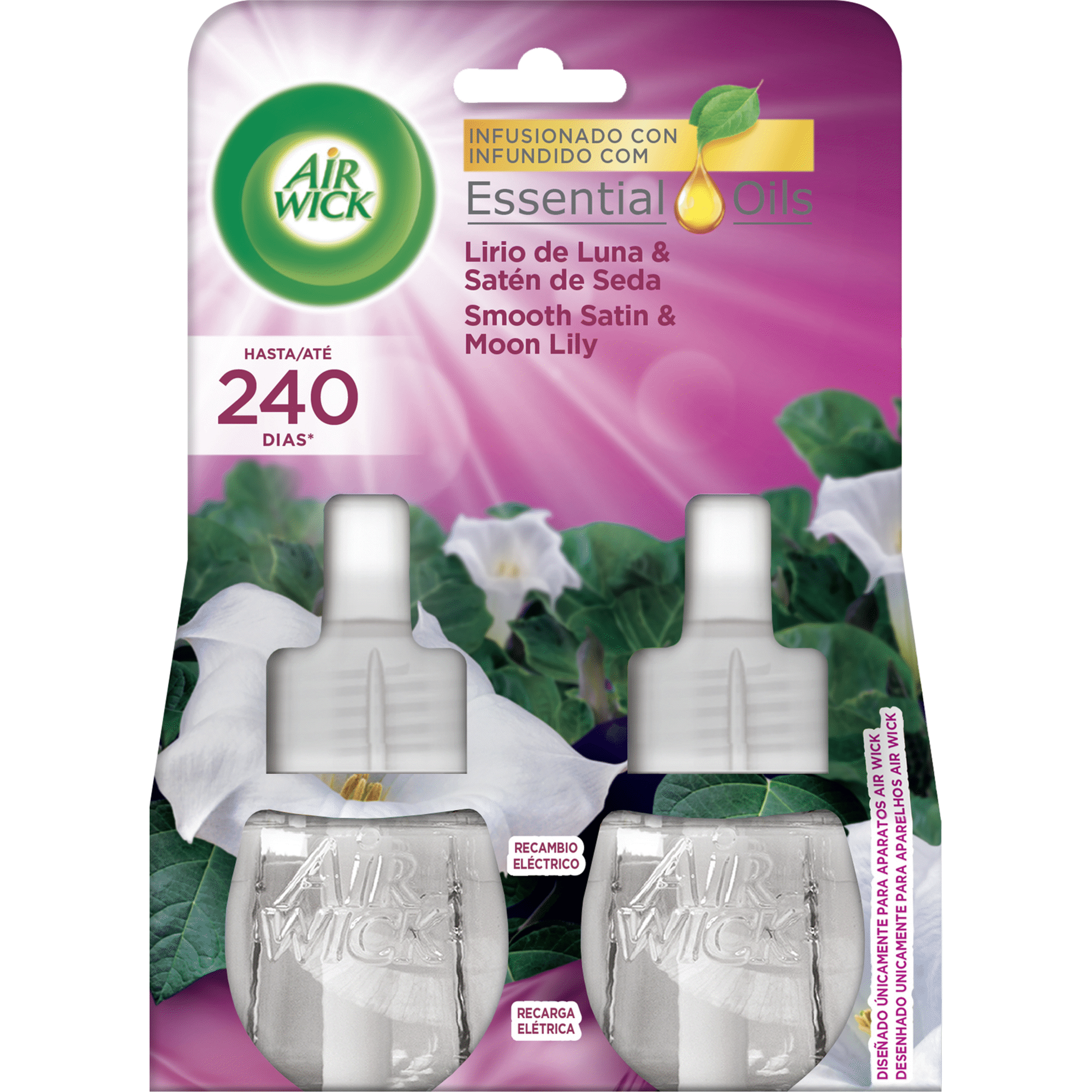 Recarga Ambientador Elétrico Duo Satin & Moon Lily