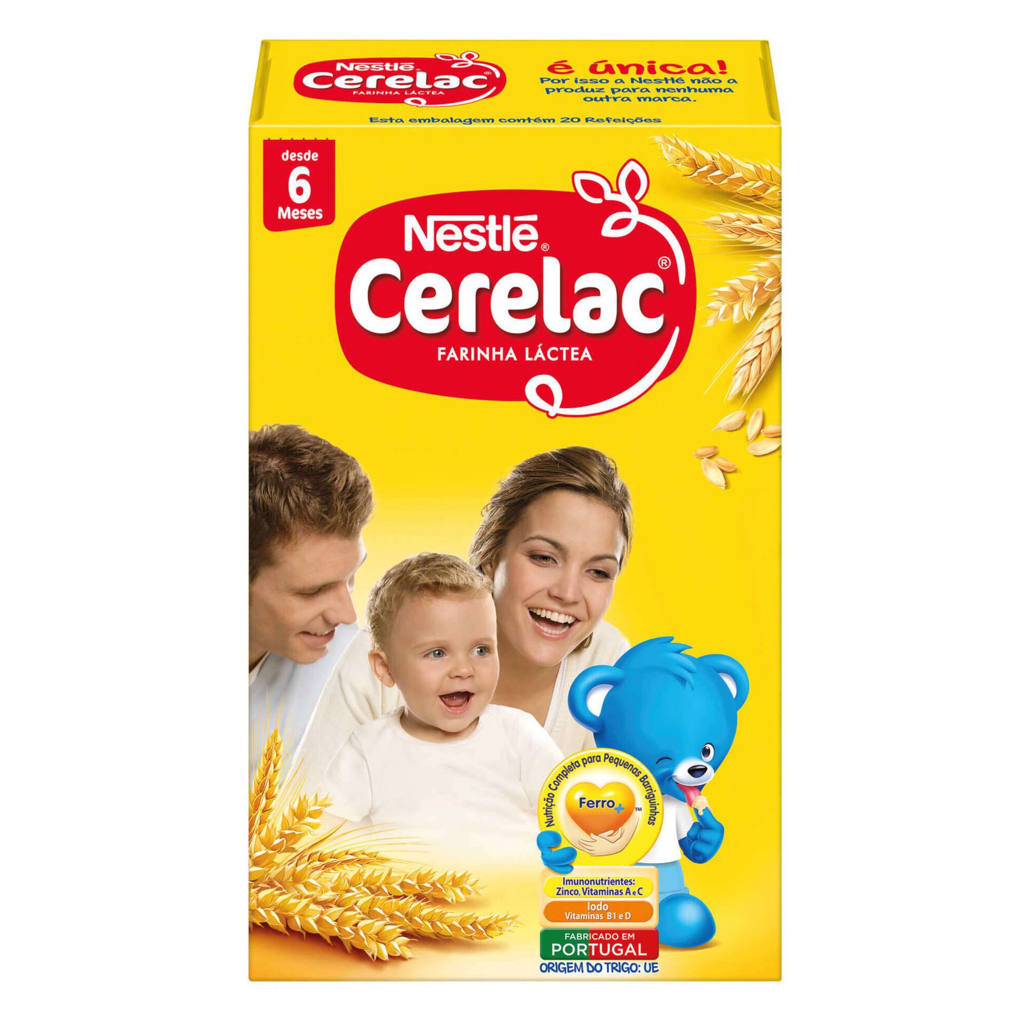 FARINHA LÁCTEA CERELAC C/GLÚTEN 1KG FARINHA LÁCTEA CERELAC C/GLÚTEN 1KG