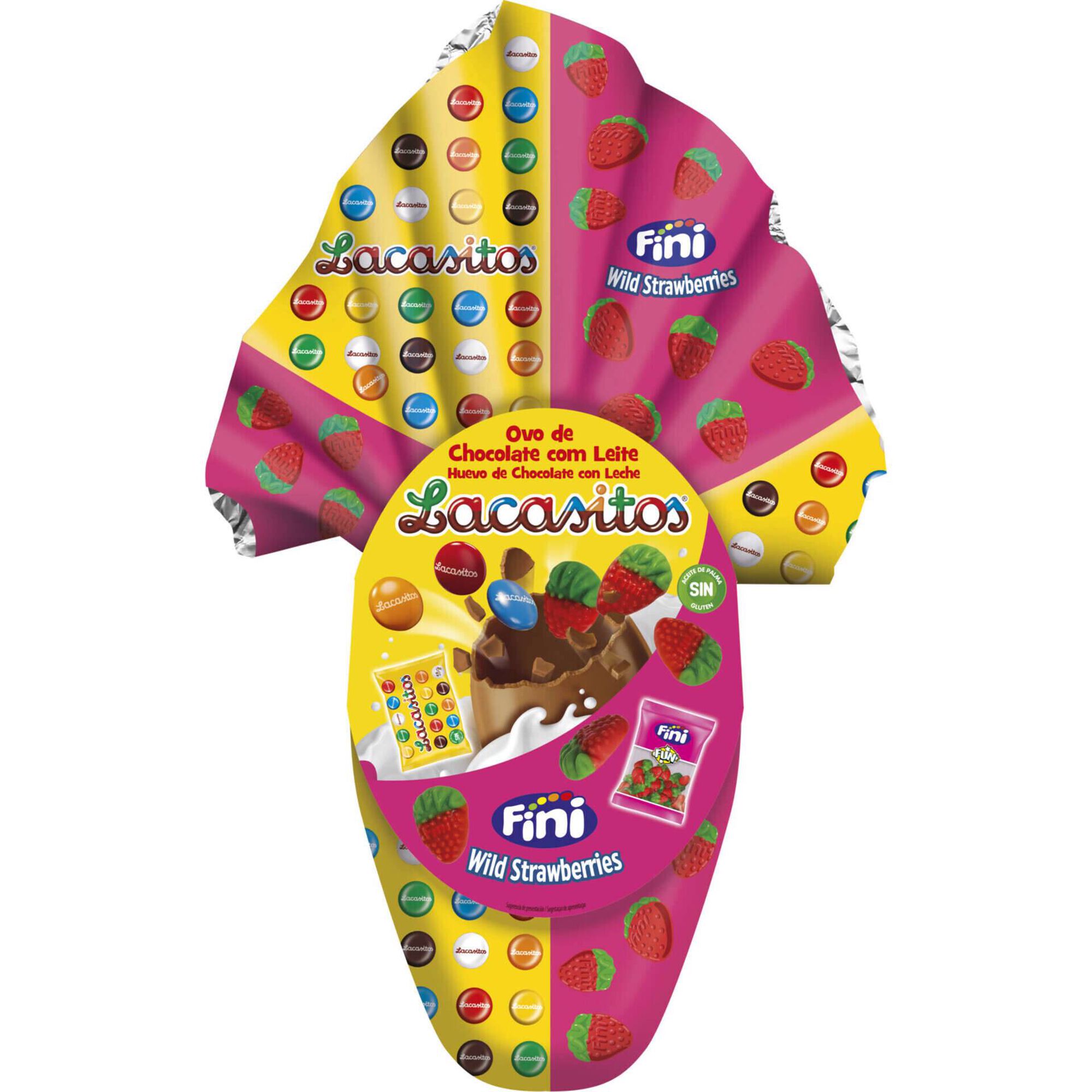 Ovo Chocolate de Leite com Gomas Fini Lacasitos