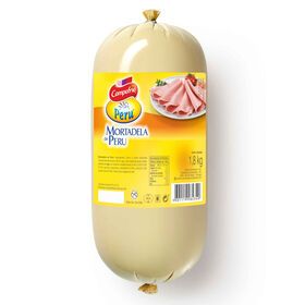 Mortadela de Peru Fatiada no Balcão