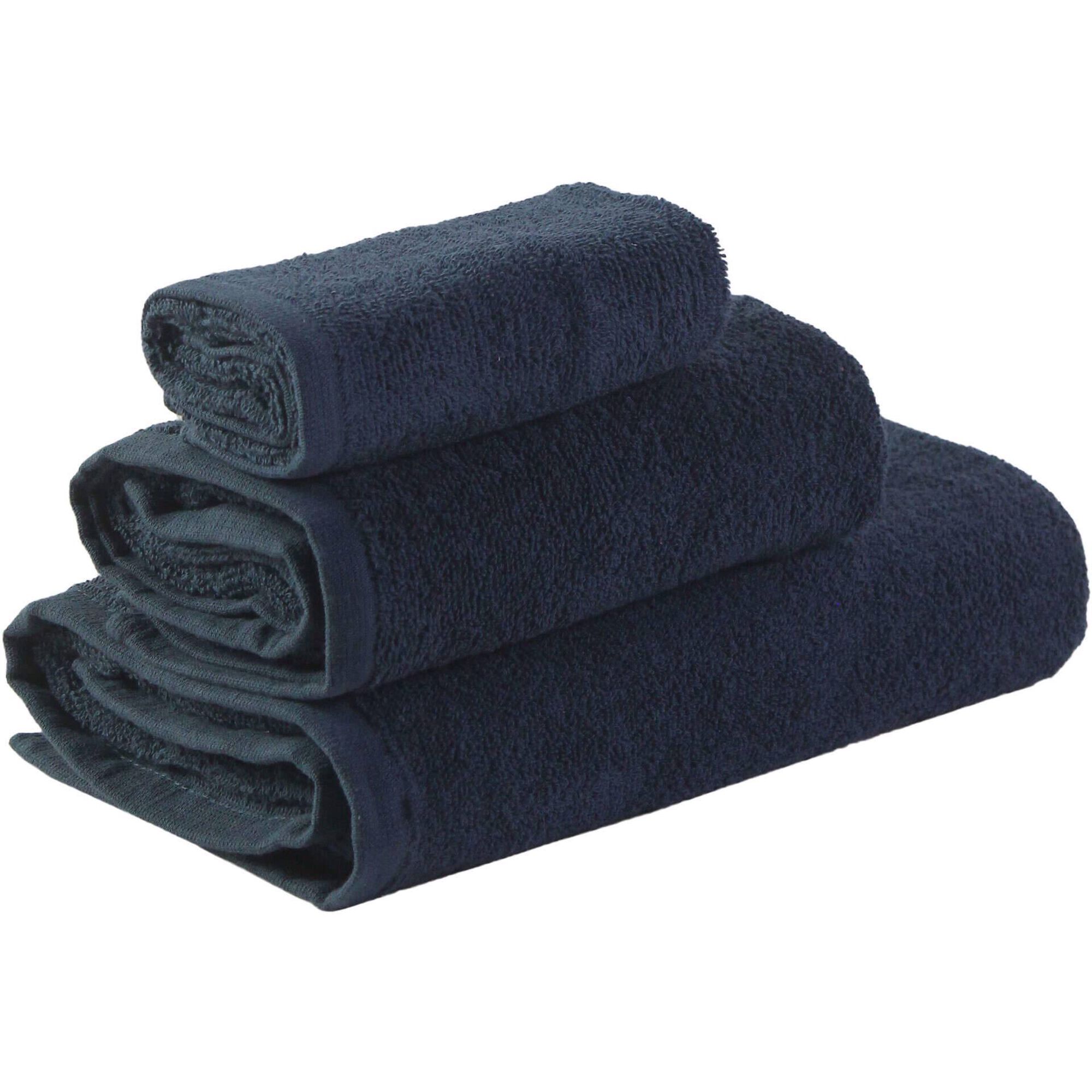 Conjunto 3 Toalhas Leve Azul Kasa
