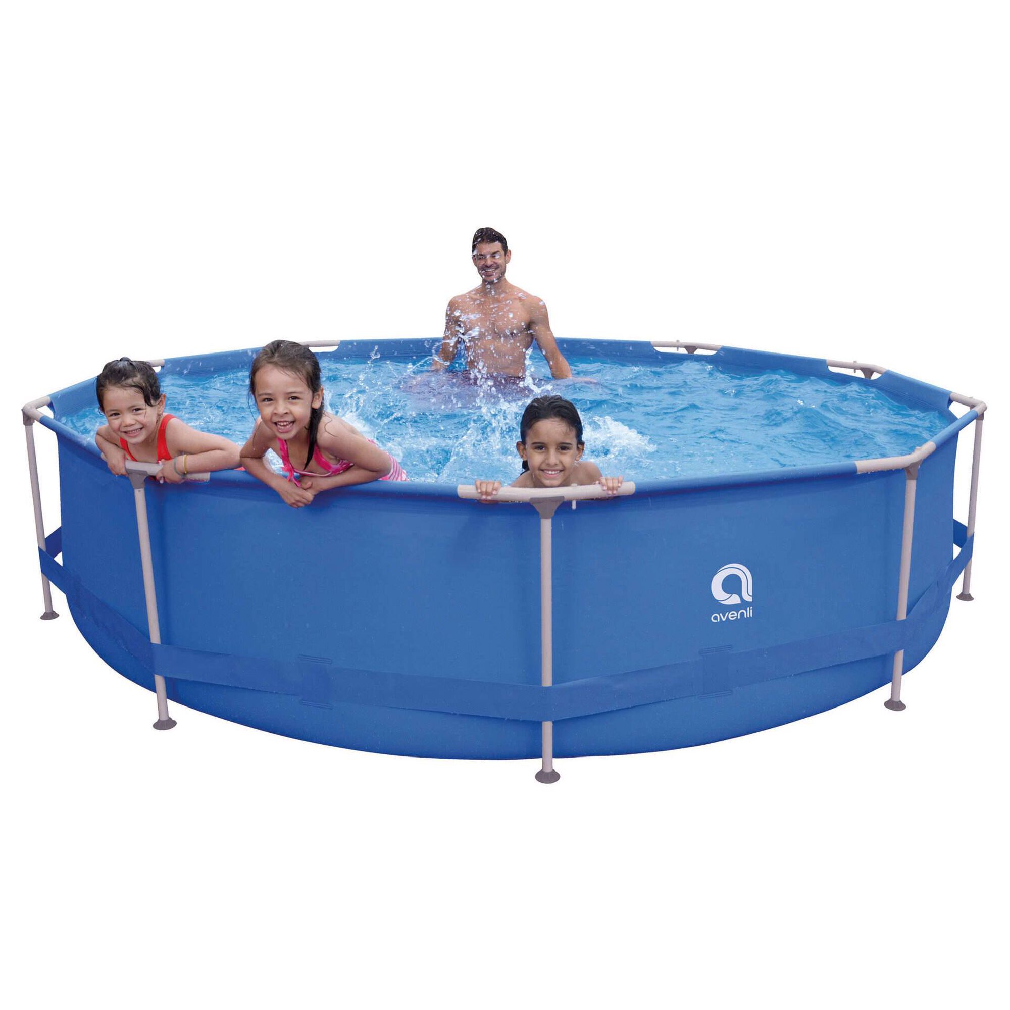 Piscina Estrutura Octagonal 360x76cm com Bomba