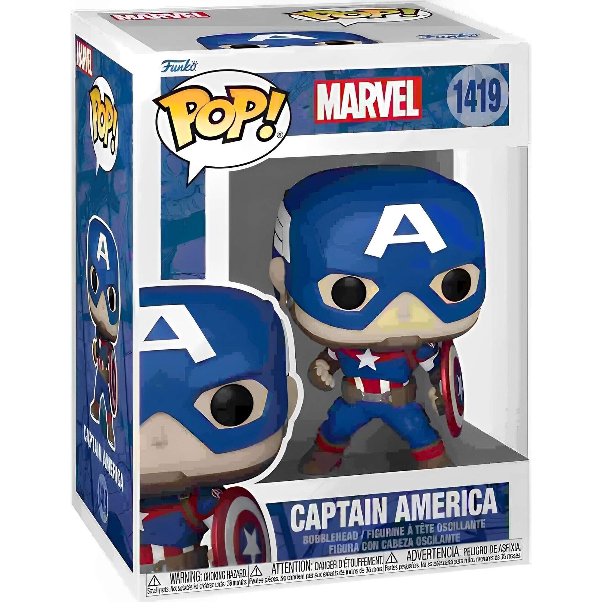 Funko - Figura Capit&atilde;o Am&eacute;rica - 1419