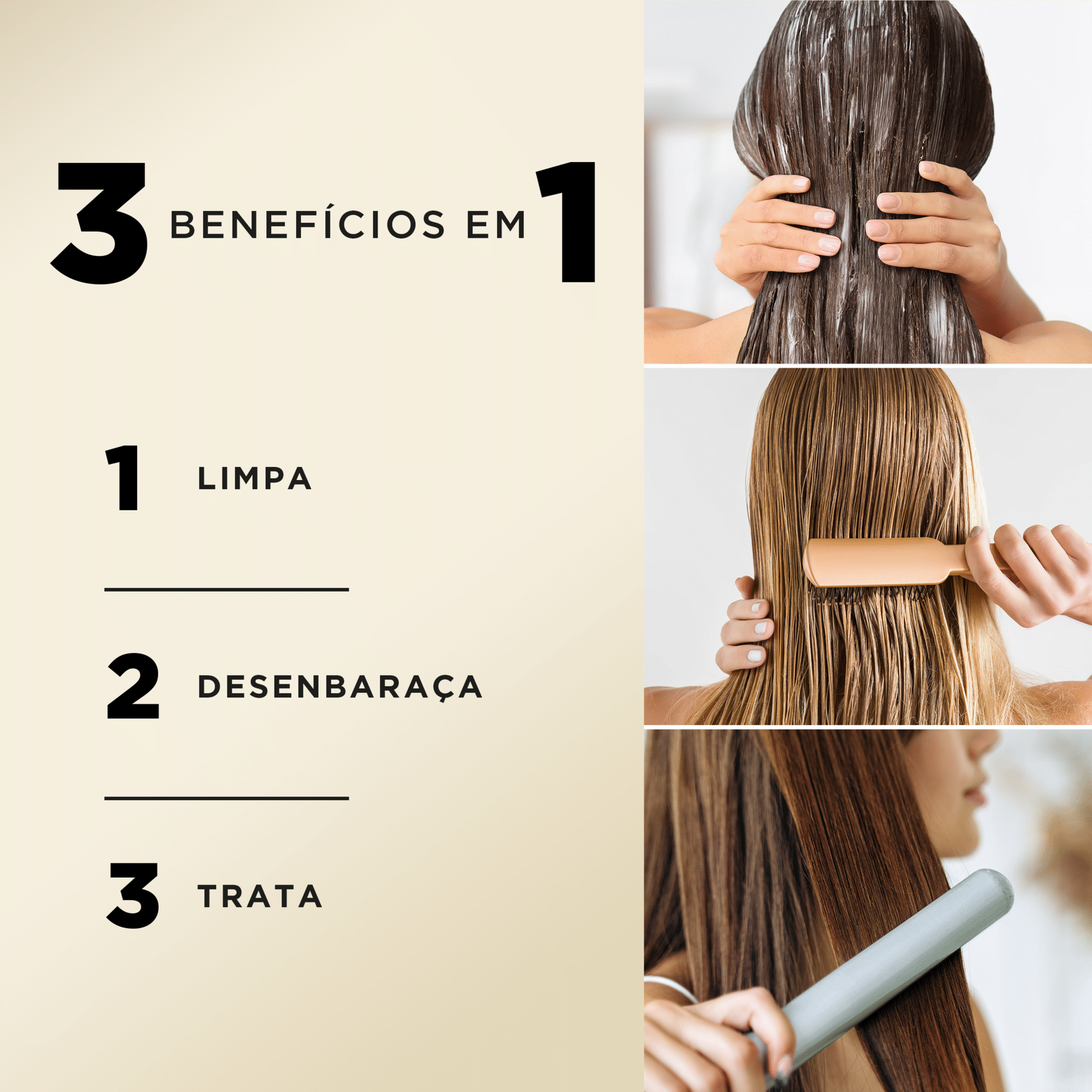 Champ&ocirc; Pro-V Active Nutri-Plex Repara e Protege 3 em 1 Pantene