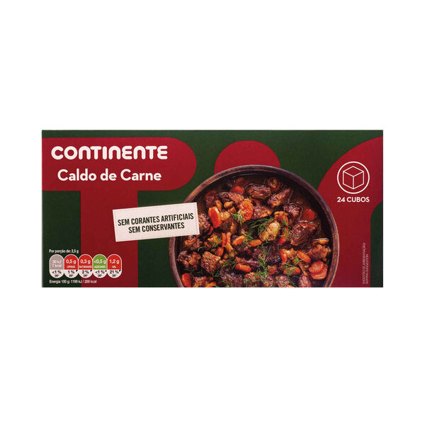Caldo de Carne Cubos Continente