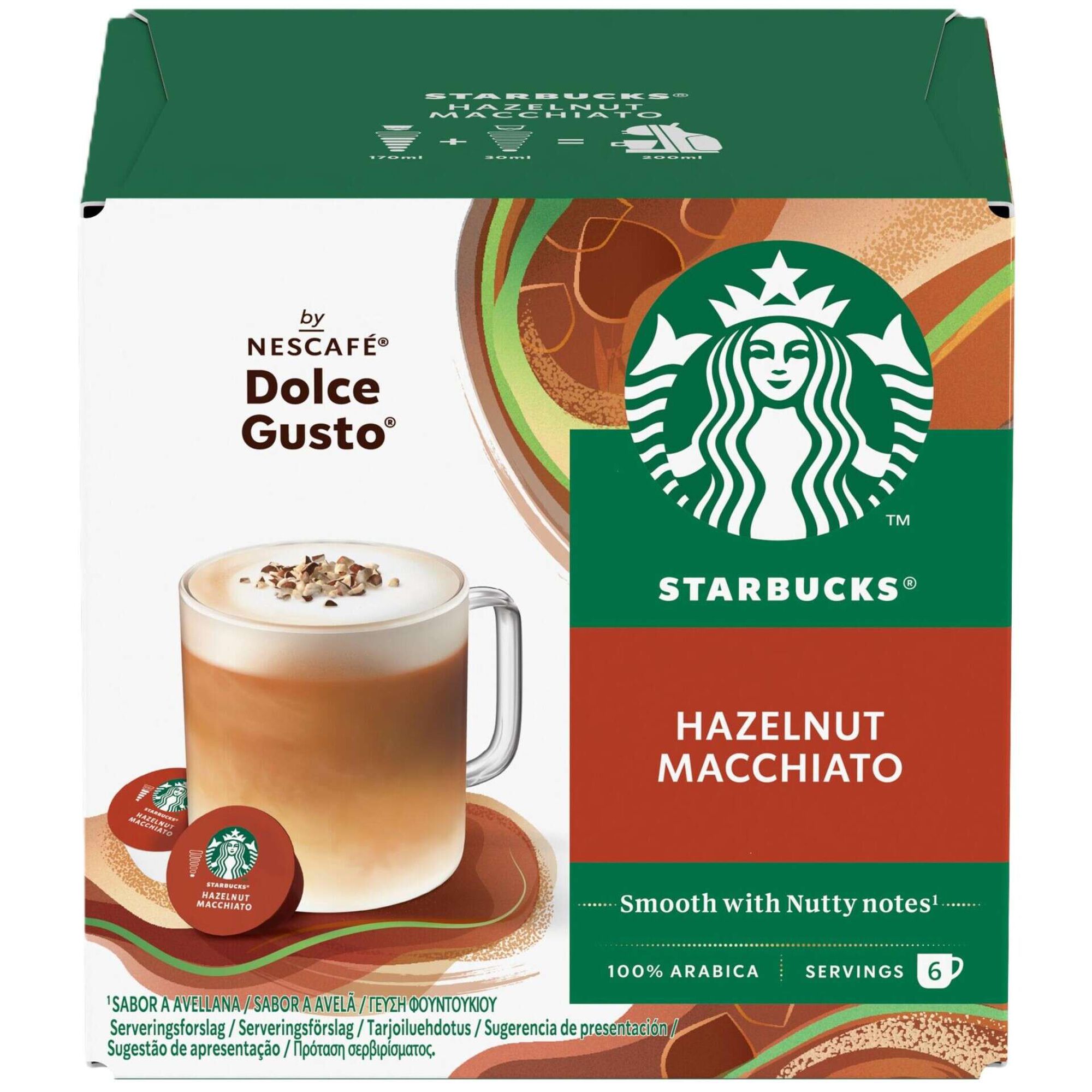 C&aacute;psulas de Caf&eacute; Latte Avel&atilde; Starbucks