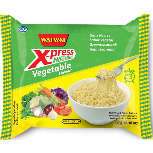 Noodles de Vegetais X-Press WAI WAI
