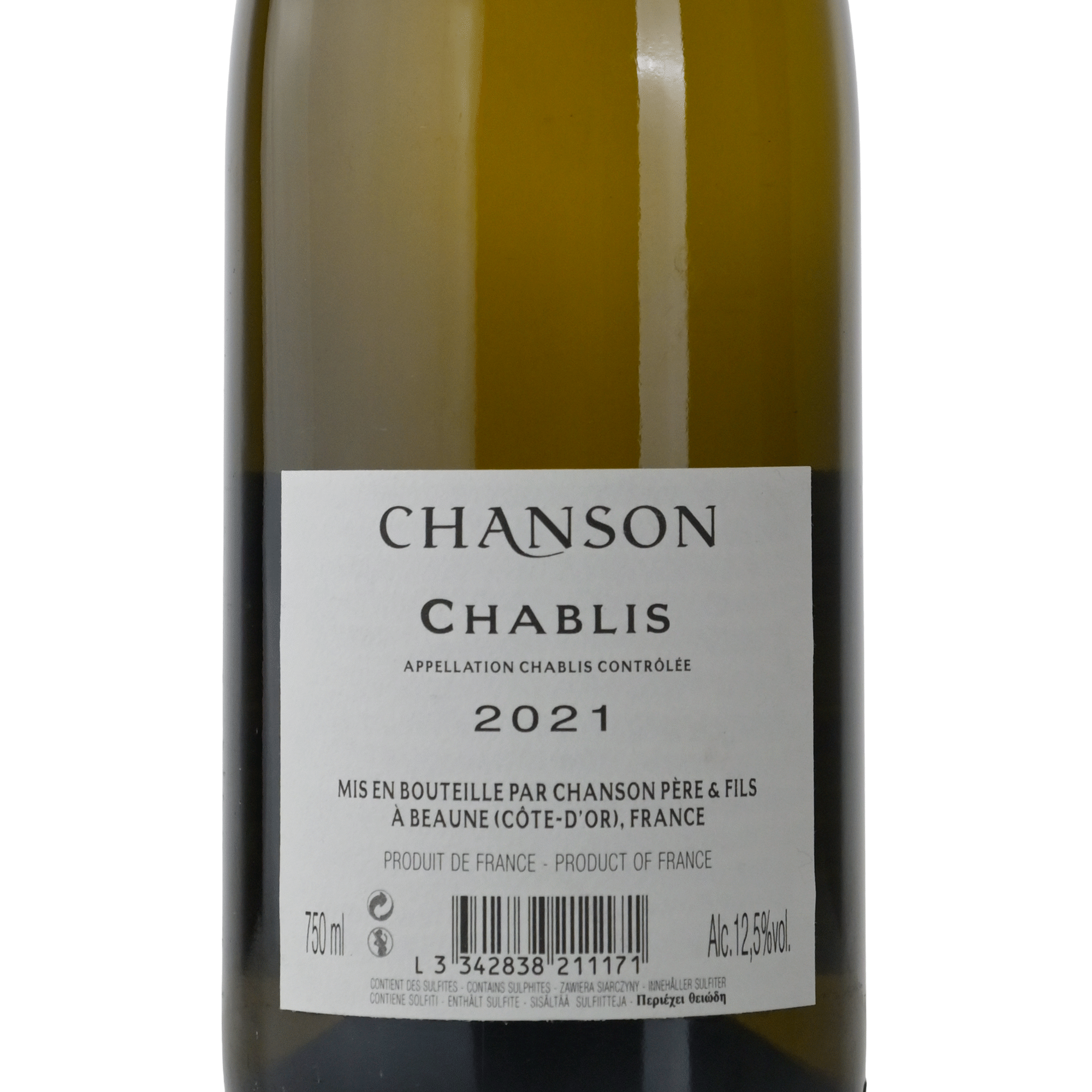 Chanson Chablis Fran&ccedil;a Vinho Branco