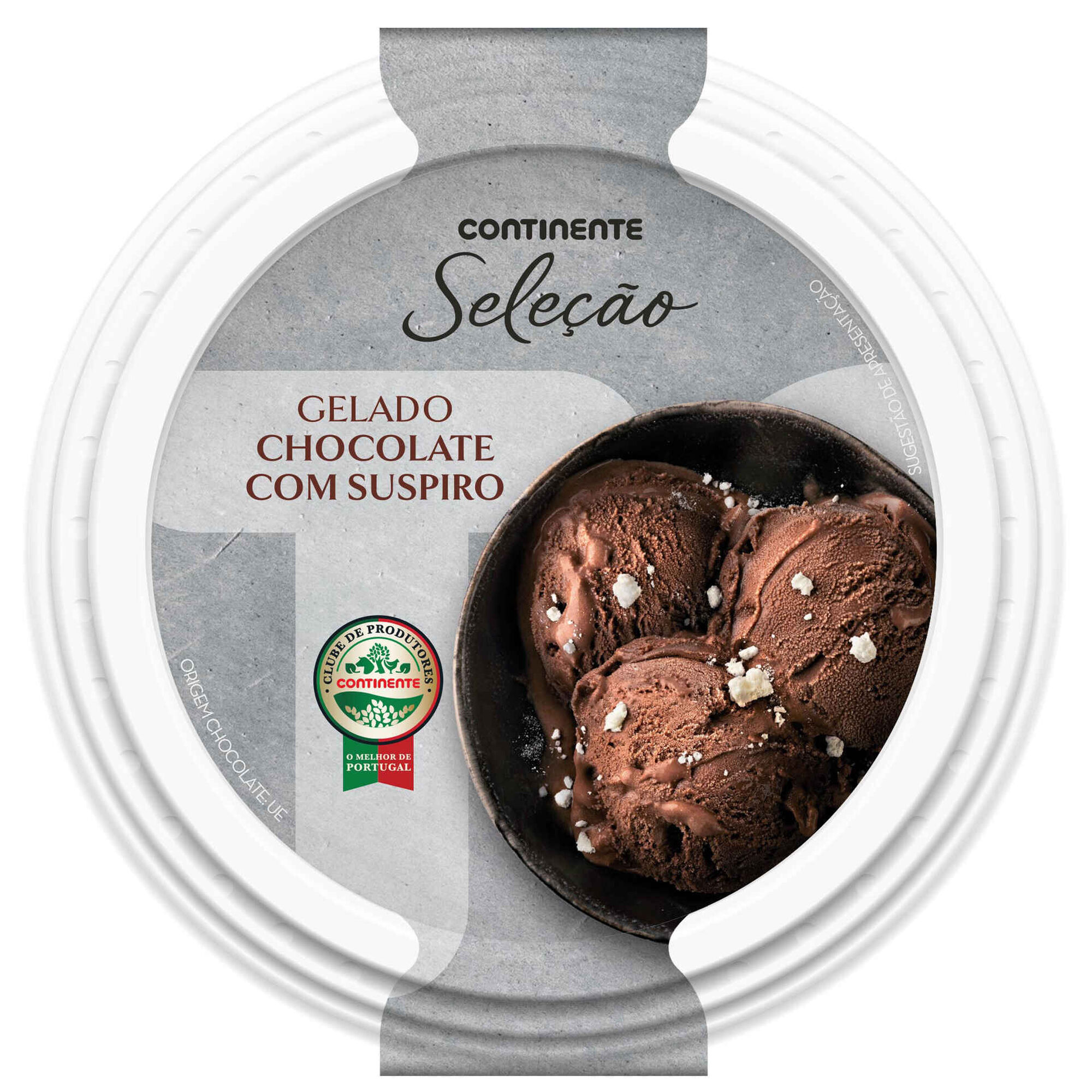 Gelado de Chocolate com Suspiro Gelado de Chocolate com Suspiro