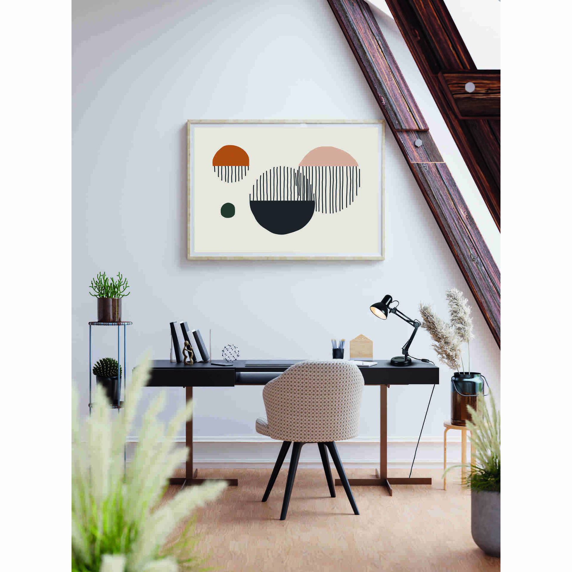 Candeeiro Secretária Articular E27 Preto