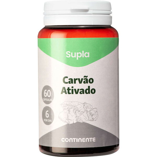 Suplemento Alimentar Carvão Ativado Cápsulas Supla