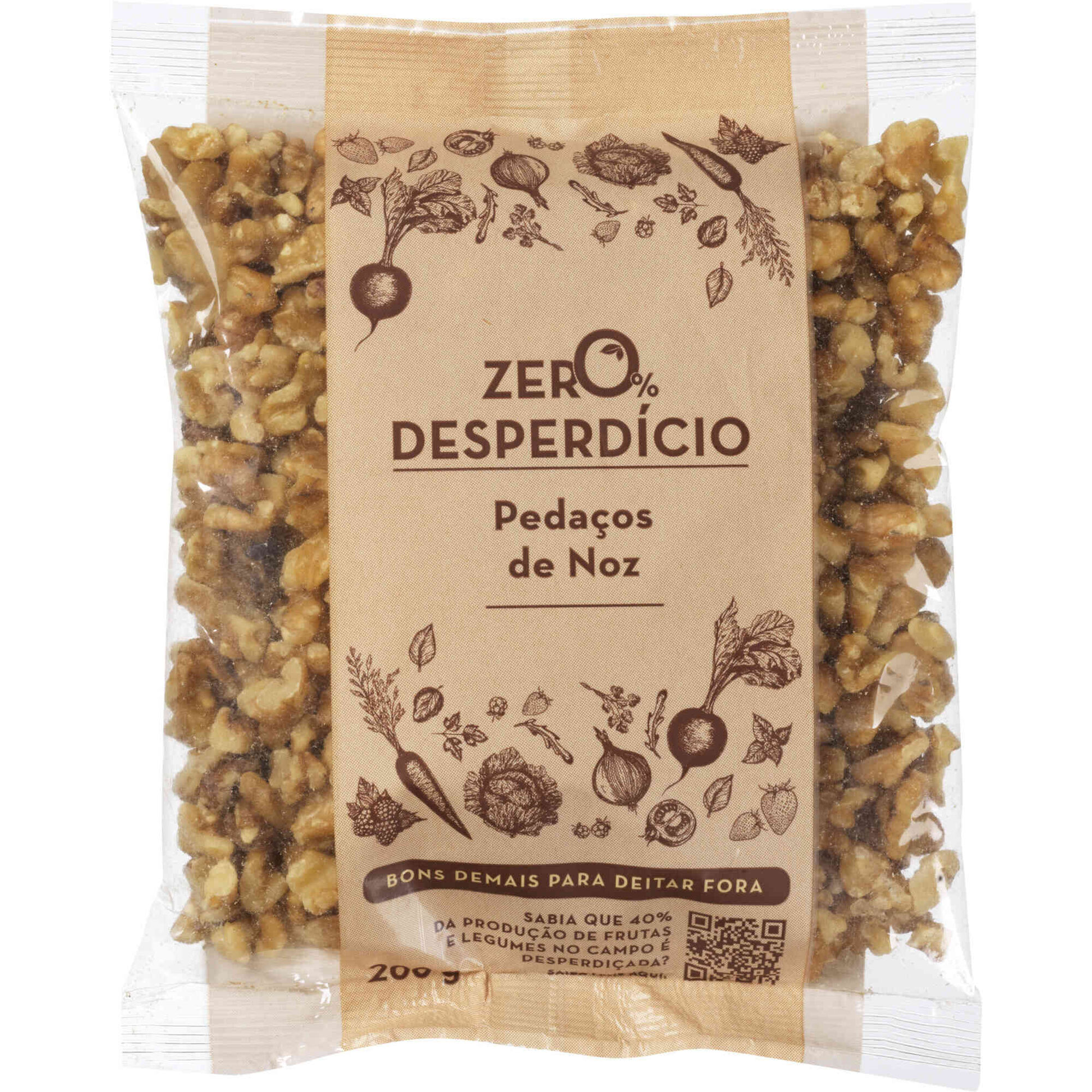 Miolo de Noz Pedaços Zero Desperdício