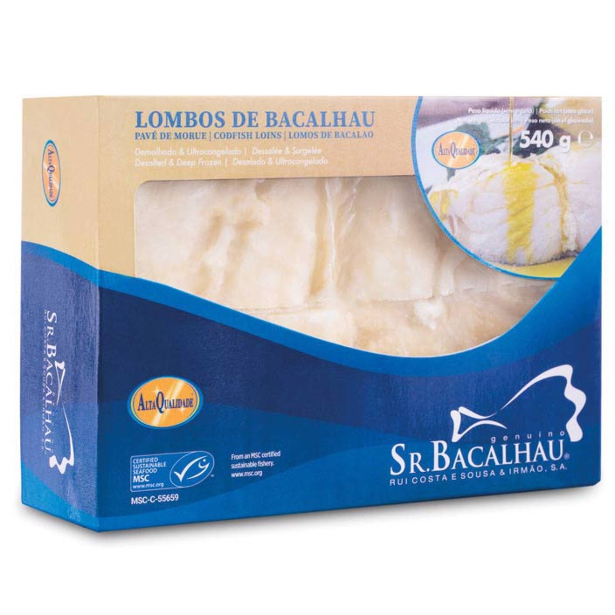 Lombo de Bacalhau MSC Congelado Lombo de Bacalhau MSC Congelado