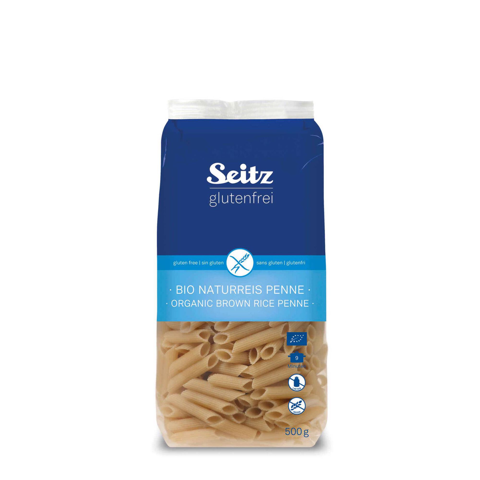 Massa Penne Arroz Integral sem Glúten Biológica Massa Penne Arroz Integral sem Glúten Biológica
