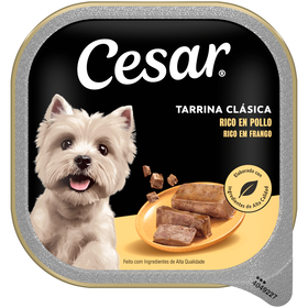 Comida H&uacute;mida para C&atilde;o Adulto Frango Cesar