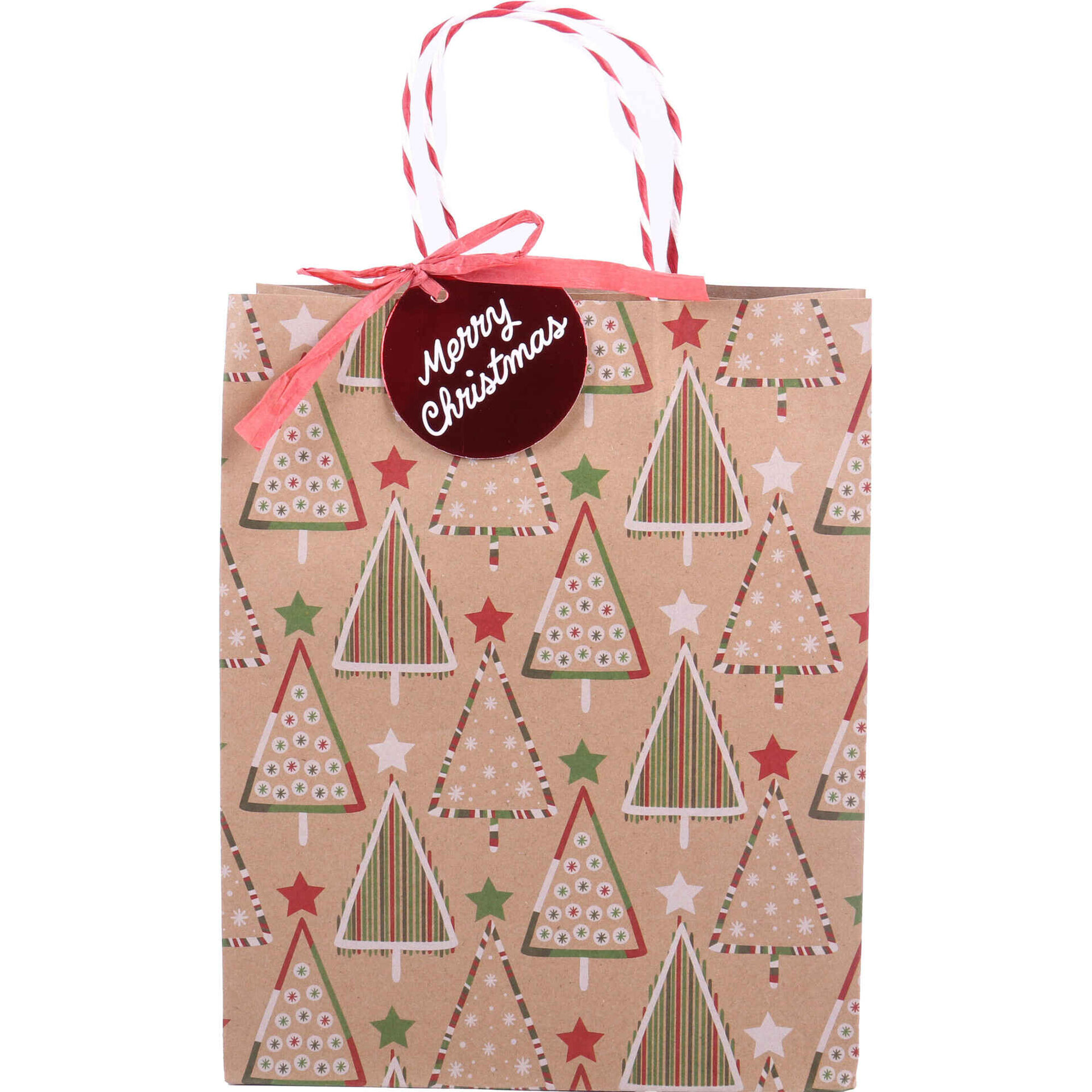Saco para Presentes Christmas Trees 45x37x15cm