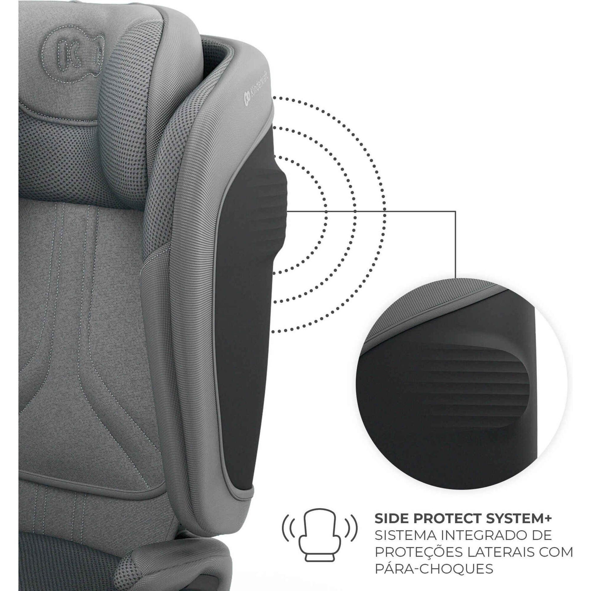 Cadeira Auto I-Size 100-150 Cinza Unity 2 Kinderkraft