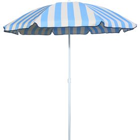 Guarda-Sol Praia Atl&acirc;ntida 1,80m Azul Claro Kasa