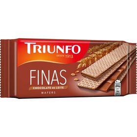 Bolachas Wafers Finas com Recheio de Chocolate