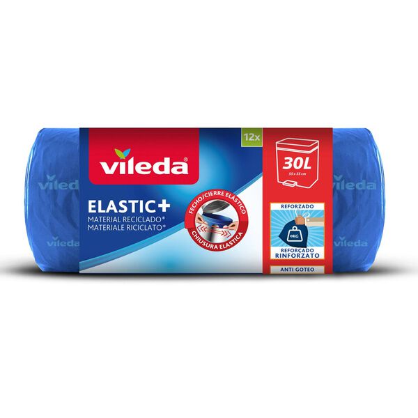 Sacos Lixo Elastic+ 30 lt Vileda