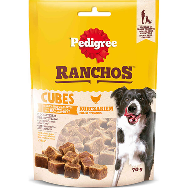Snack para Cão em Cubos Ranchos Galinha Pedigree