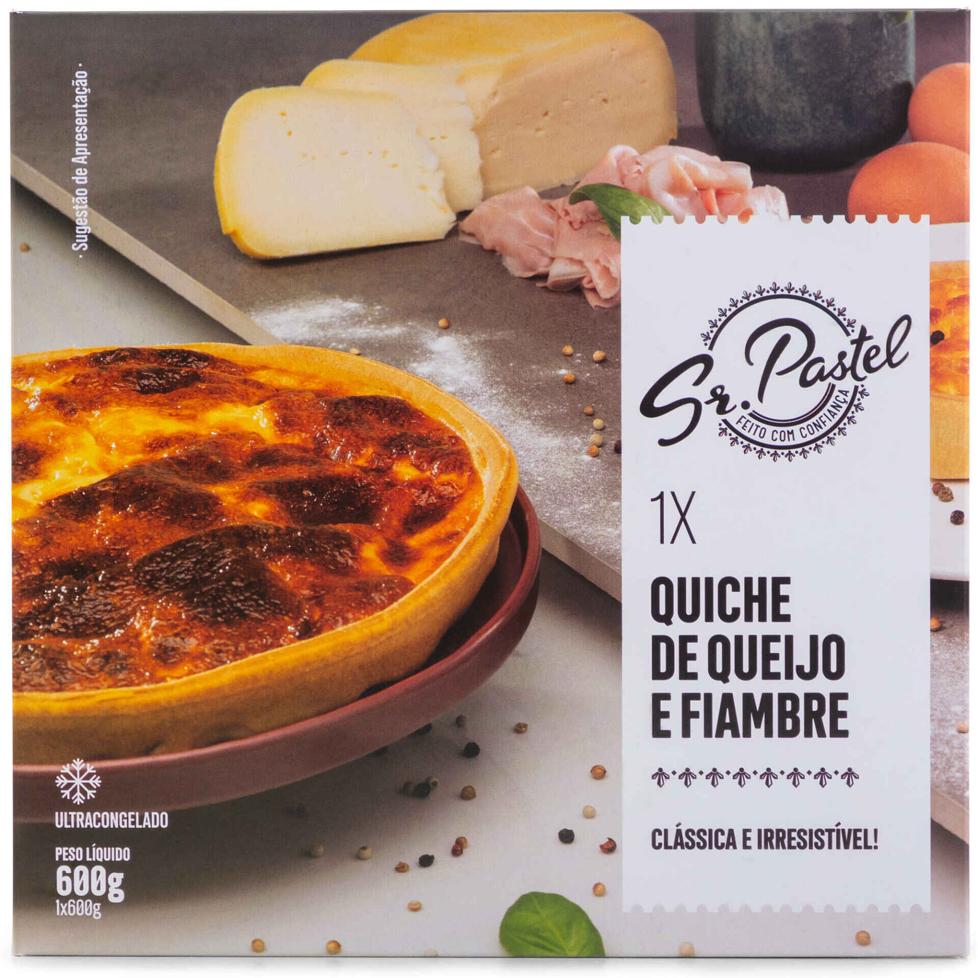 Quiche de Queijo e Fiambre Sr. Pastel