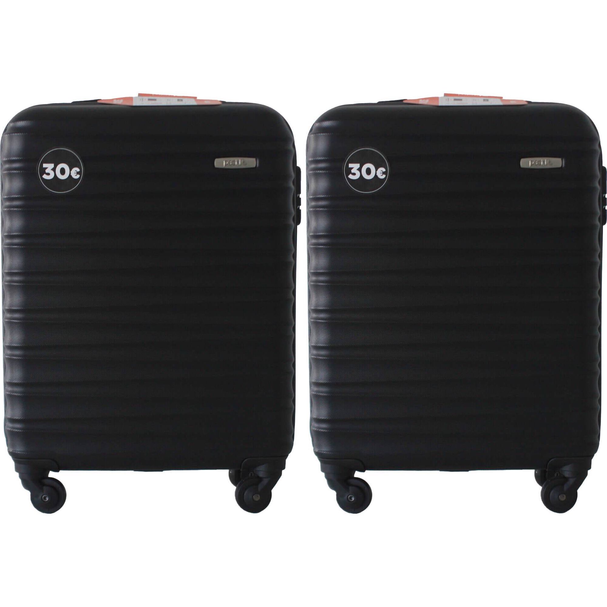 Conjunto 2 Malas Viagem Cabine Preta Oslo Pack It