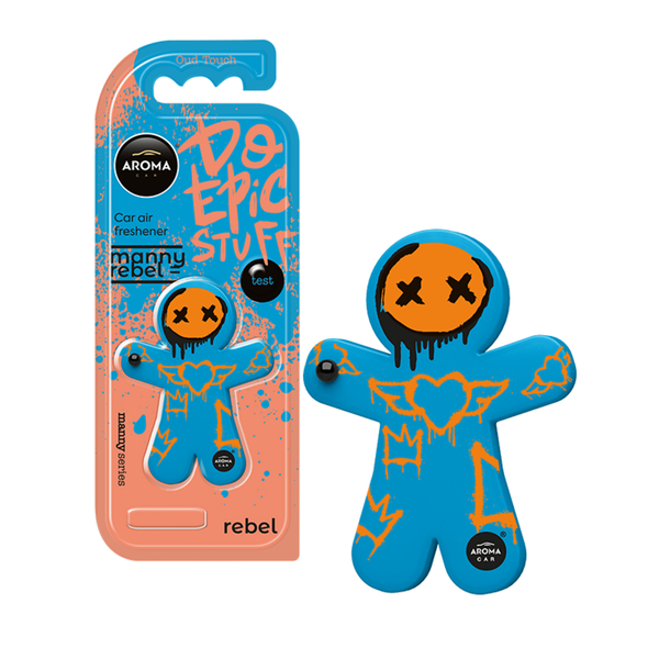 Ambientador Auto Encaixar Manny Rebel Extra Car Aroma Car