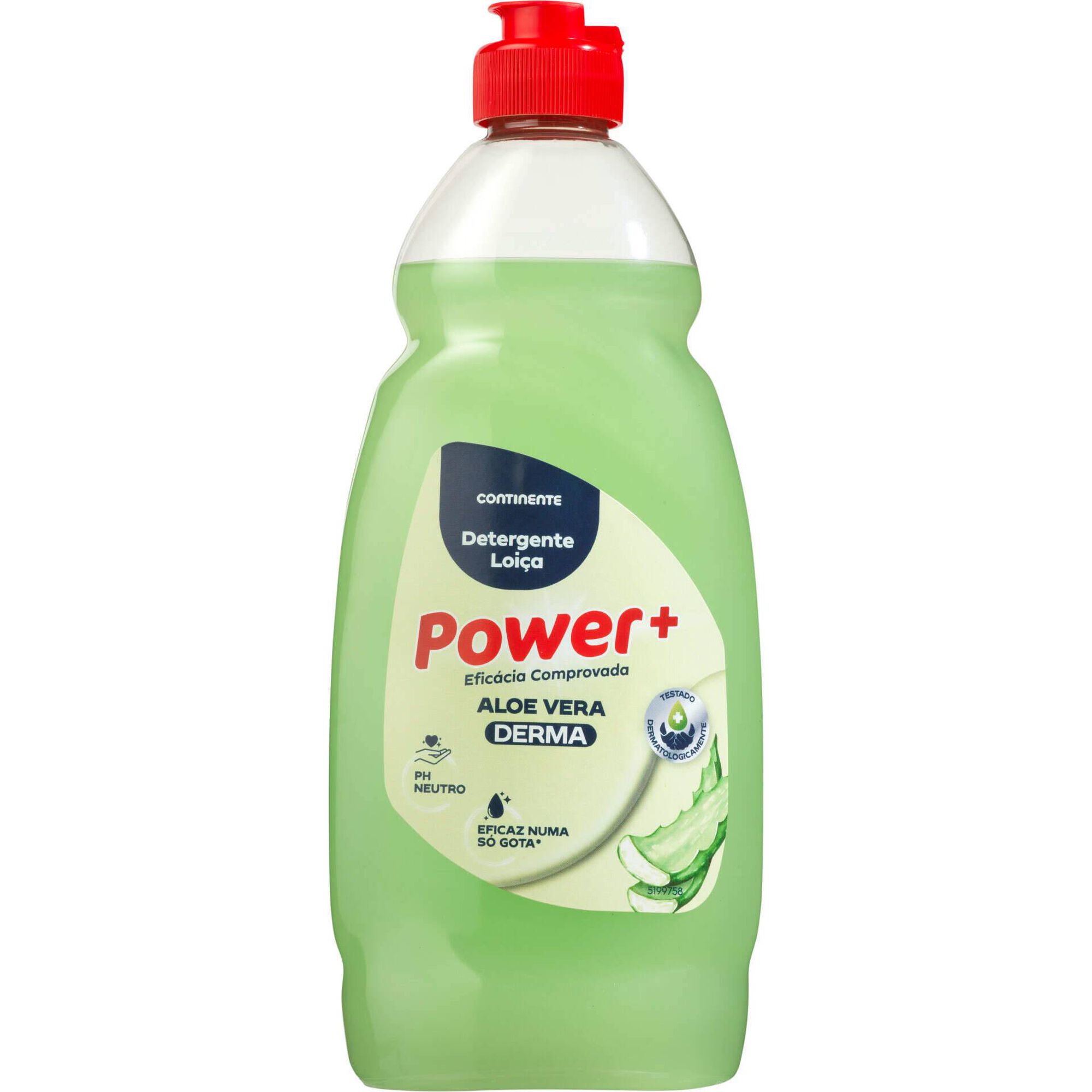 Detergente Manual Loi&ccedil;a Power+ Aloe Vera Continente