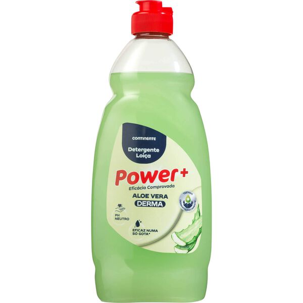 Detergente Manual Loiça Power+ Aloe Vera Continente