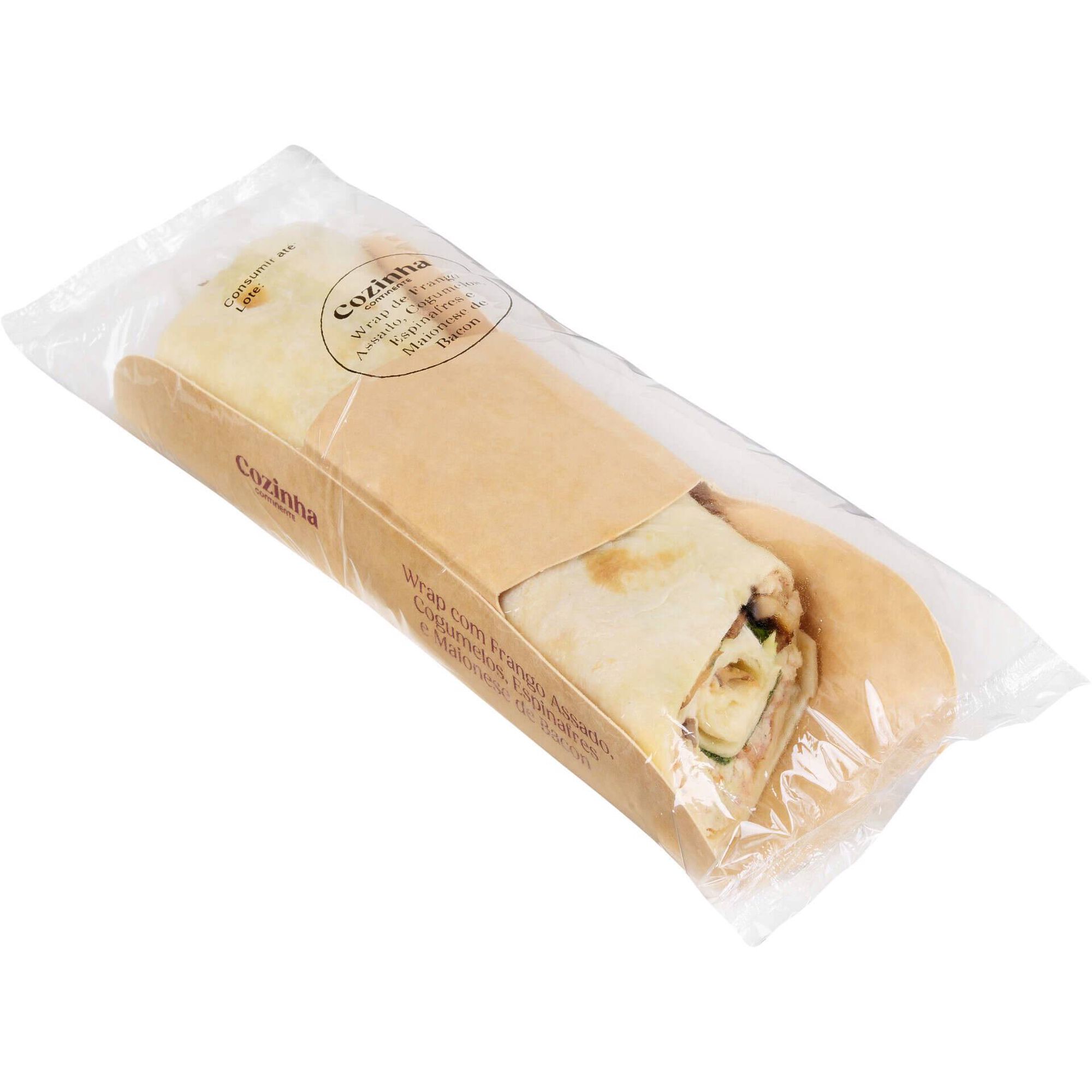 Wrap com Frango e Maionese de Bacon Cozinha Continente