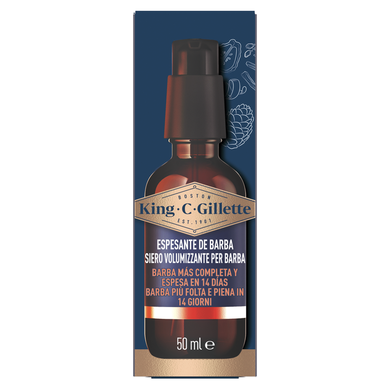 Sérum Volume Barba Gillette King C.