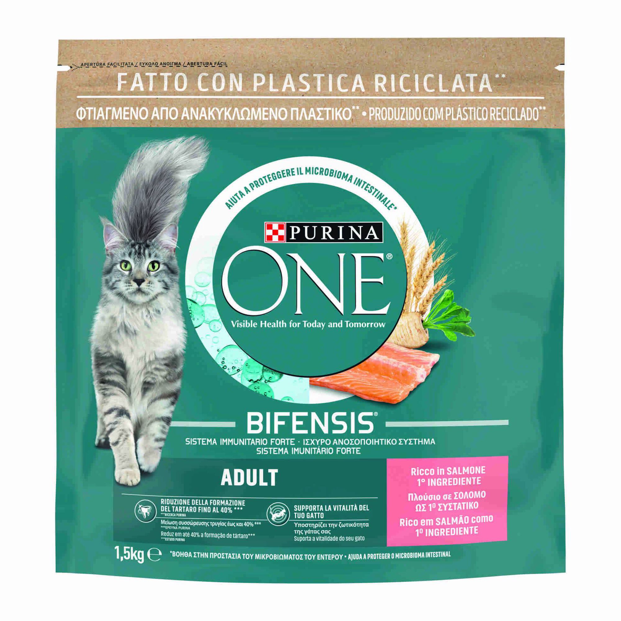 Ra&ccedil;&atilde;o para Gato Adulto Salm&atilde;o Purina One