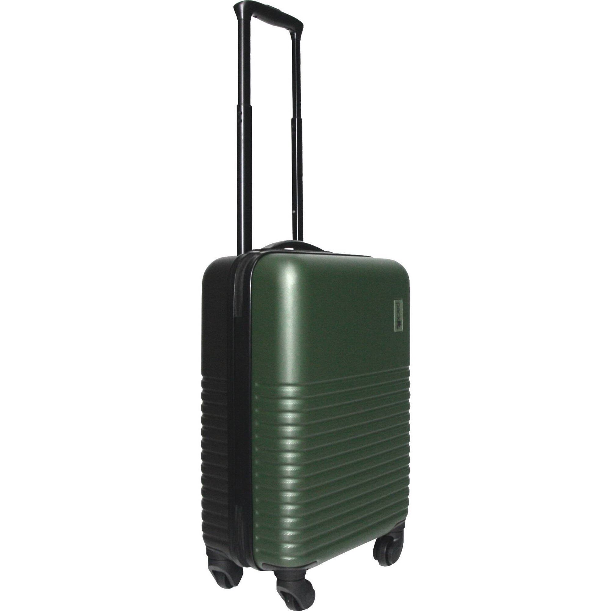 Mala de Viagem Grande 4 Rodas Preta e Verde Mil&atilde;o Pack It