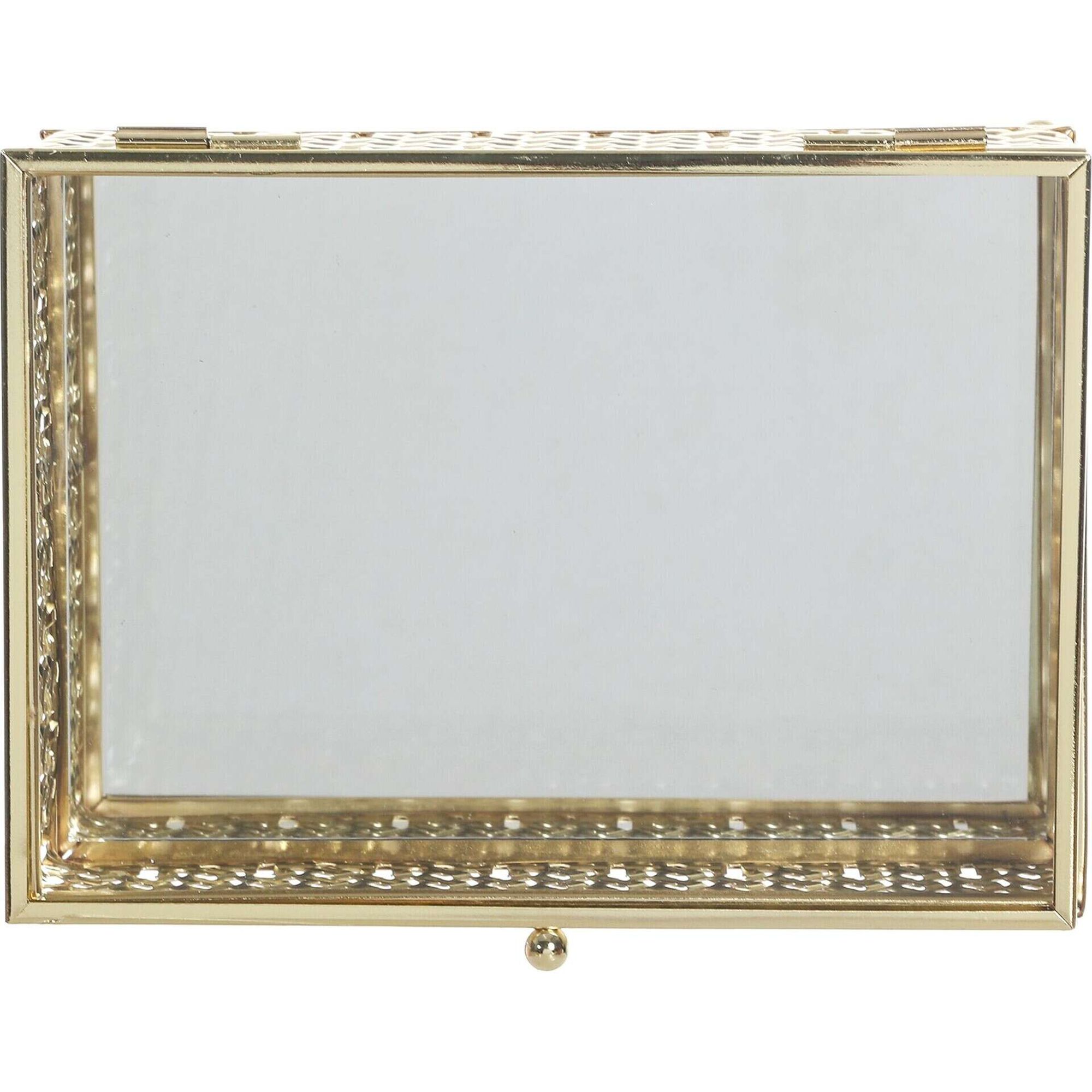 Caixa Decorativa 18x14x7cm Dourada