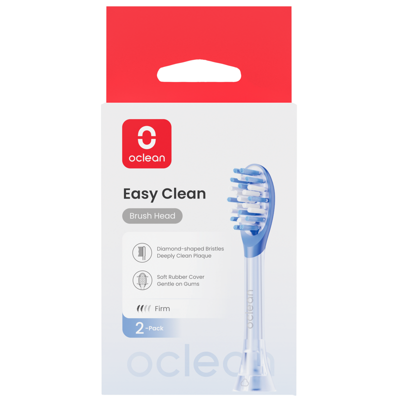 Recarga Escova de Dentes Elétrica Easy Clean Azul Oclean