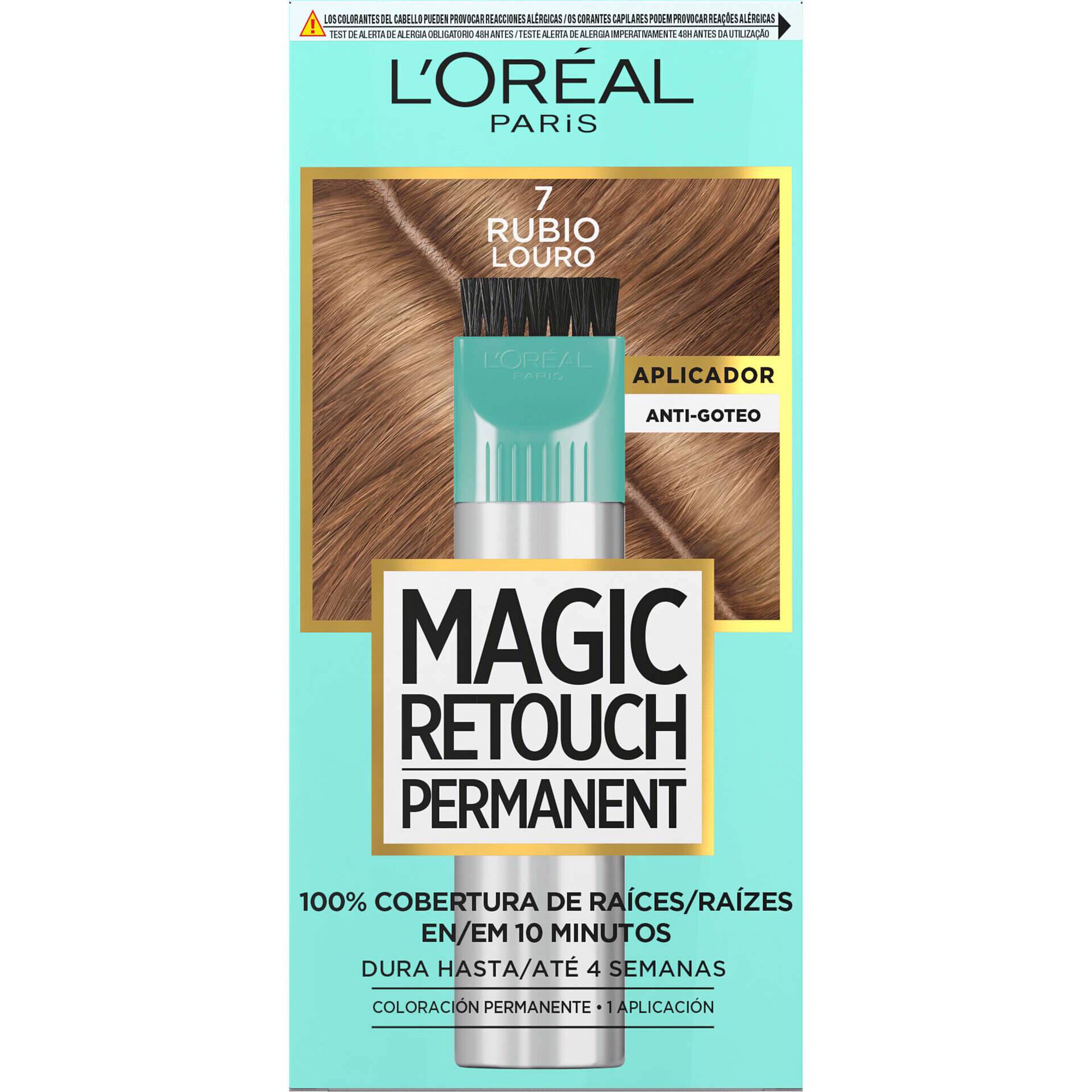 Colora&ccedil;&atilde;o Permanente Louro 7 L'Or&eacute;al Paris Magic Retouch