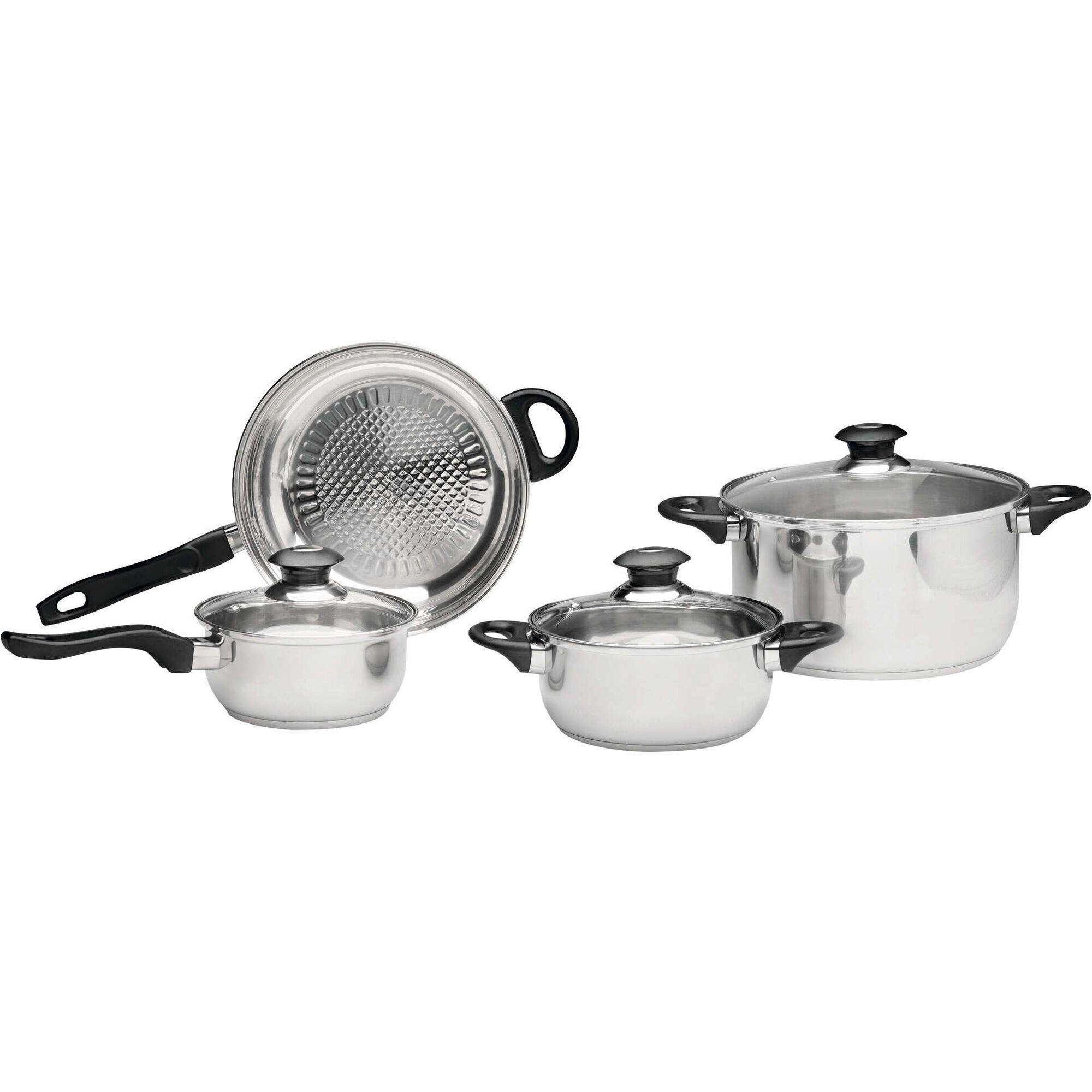 Trem Cozinha 6 Peças Aço Inoxidável Vera Cruz Trem Cozinha 6 Peças Aço Inoxidável Vera Cruz