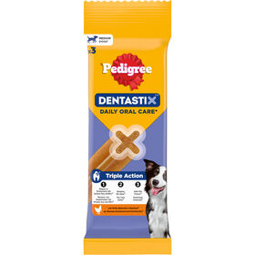 Snack para C&atilde;o Adulto M&eacute;dio Dentastix Pedigree