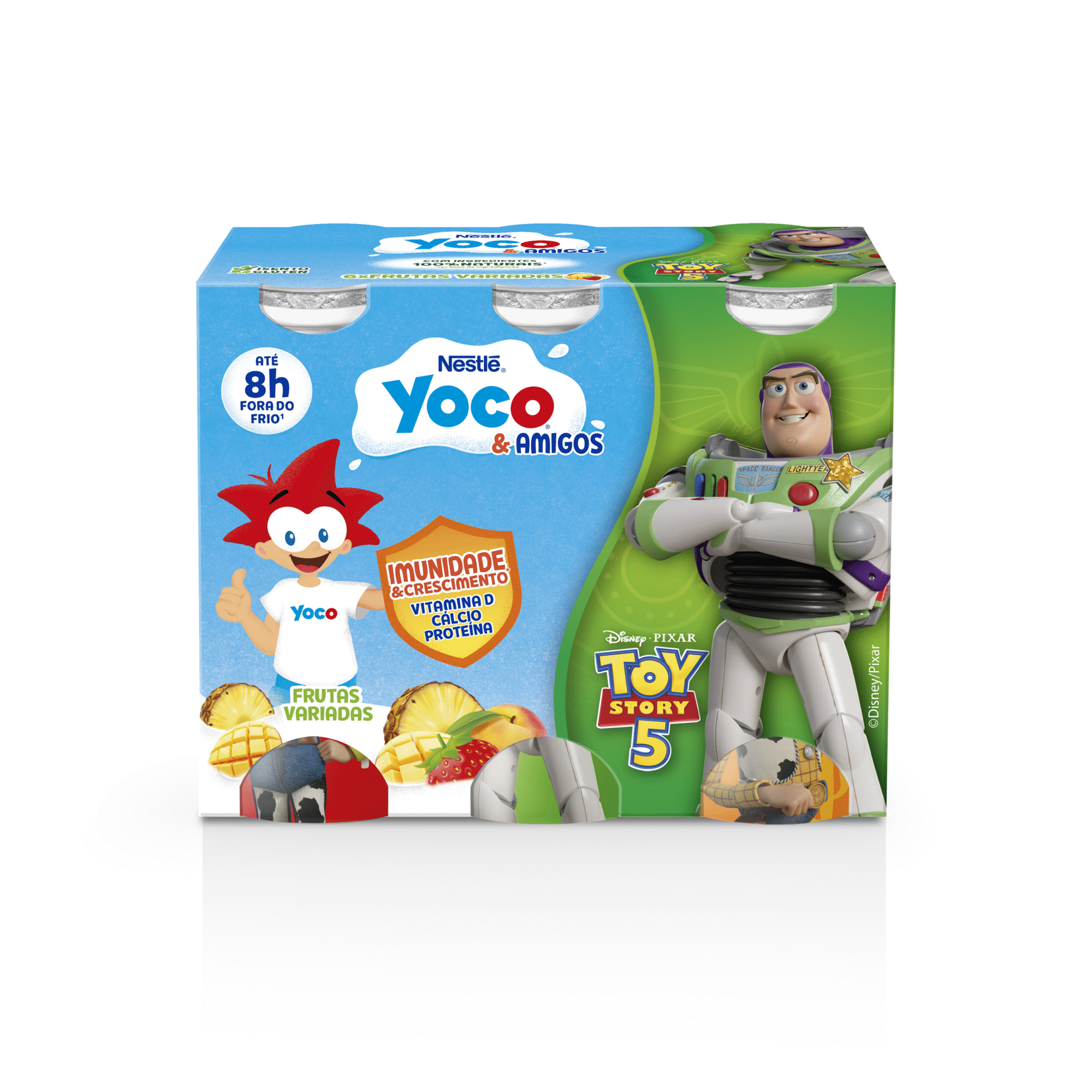 Iogurte L&iacute;quido Frutas Variadas Infantil Yoco