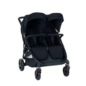 Carrinho de Passeio para G&eacute;meos Preto Bro